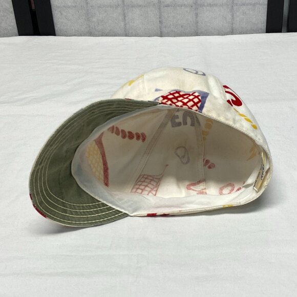 Huntsman Canvas Tennis Wimbledon Cap Hat White 6 7/8 Rare Retro Sportswear USA - Picture 6 of 8